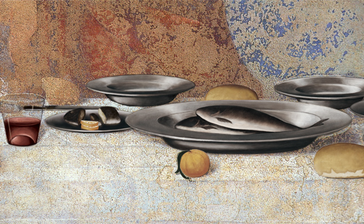 Reconstruction the still life on the table-2